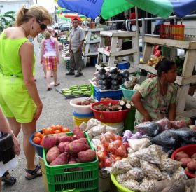 Lisa Lamareaux at Punta Gorda Market, Belize – Best Places In The World To Retire – International Living